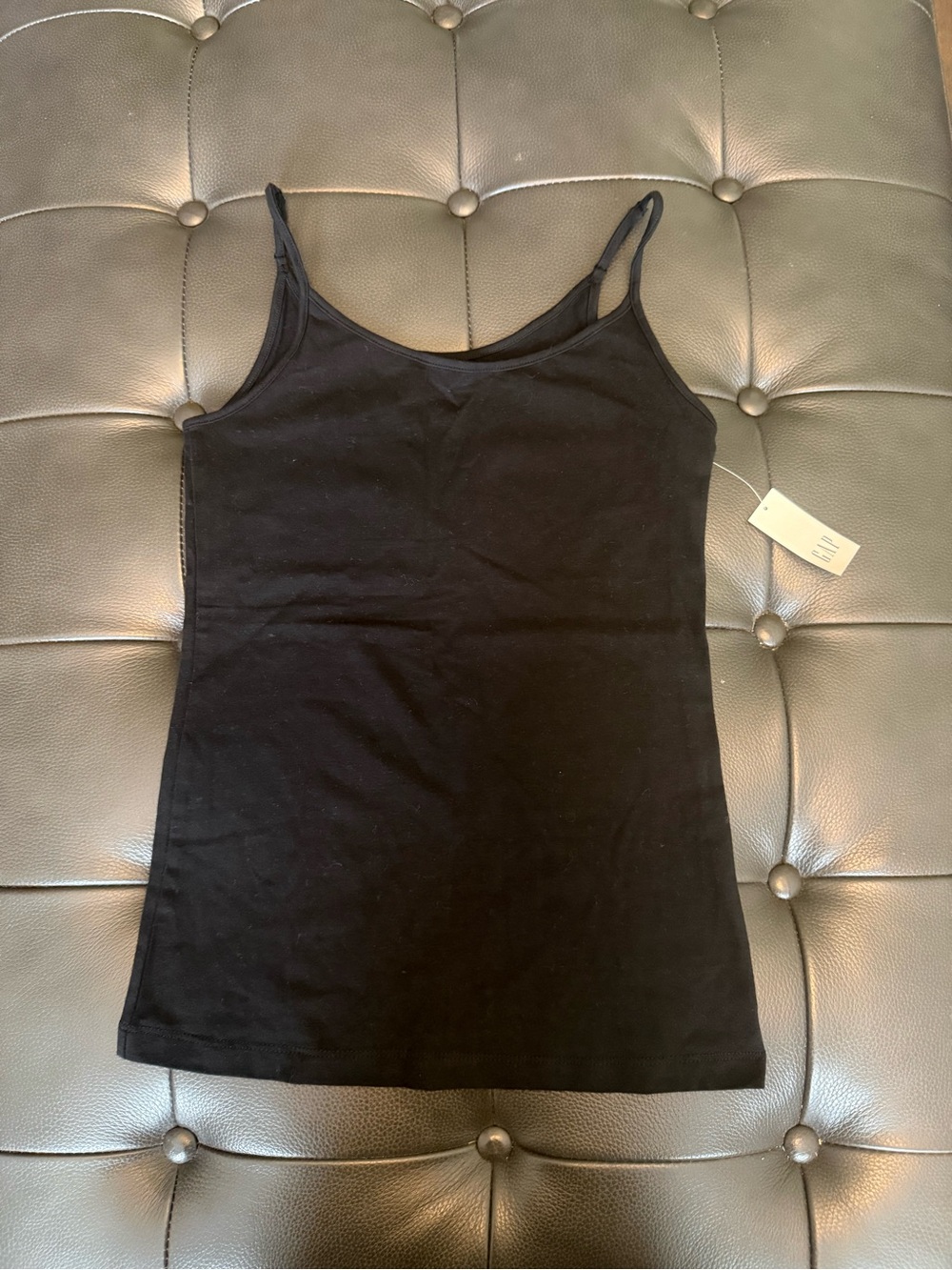 GAP Black Camisole Tank with Thin Straps